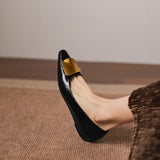 Orlane™ Pointed Flat with Gold Hardware