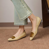 Orlane™ Pointed Flat with Gold Hardware