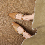 Maevine™ Square Toe Low Heel Pumps