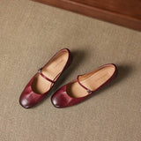 Solenne™ Strap Flat Shoes