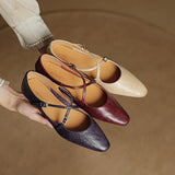 Eclarine™ Cross Strap Wedge Shoes