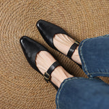 Maevine™ Square Toe Low Heel Pumps