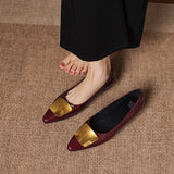 Orlane™ Pointed Flat with Gold Hardware