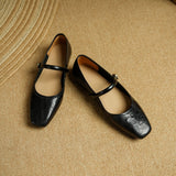 Islenne™ Buckle Strap Flat Shoes