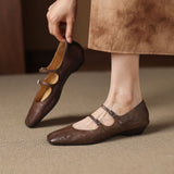 Ormelle™ Double Strap Wedge Shoes