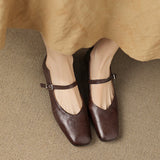 Sennia™ Square Toe Mary Jane Pumps
