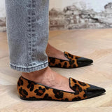 Refined animal print ballet flats