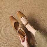 Maevine™ Square Toe Low Heel Pumps