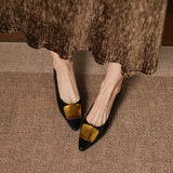 Orlane™ Pointed Flat with Gold Hardware