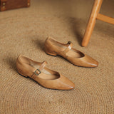 Maevine™ Square Toe Low Heel Pumps