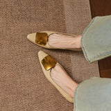 Orlane™ Pointed Flat with Gold Hardware
