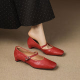 Sennia™ Square Toe Mary Jane Pumps