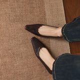 Milvane™ Square Toe Flat Shoes