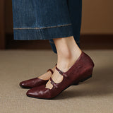 Ormelle™ Double Strap Wedge Shoes