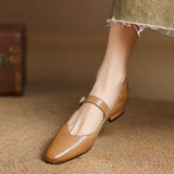 Maevine™ Square Toe Low Heel Pumps