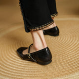 Islenne™ Buckle Strap Flat Shoes