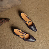Eclarine™ Cross Strap Wedge Shoes