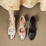 Astelle™ Cross Strap Low Heel Pumps