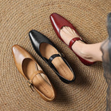 Maevine™ Square Toe Low Heel Pumps