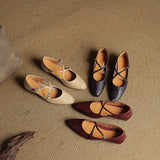 Eclarine™ Cross Strap Wedge Shoes