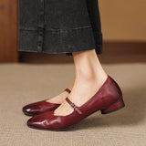 Solenne™ Strap Flat Shoes