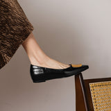 Orlane™ Pointed Flat with Gold Hardware
