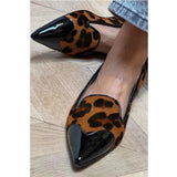 Refined animal print ballet flats