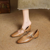 Maevine™ Square Toe Low Heel Pumps