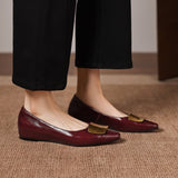 Orlane™ Pointed Flat with Gold Hardware