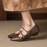 Ormelle™ Double Strap Wedge Shoes