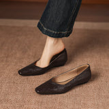 Milvane™ Square Toe Flat Shoes