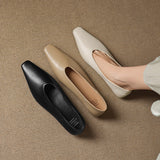 Quadrelle™ Narrow Square Toe Slip-On