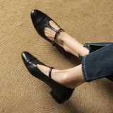 Granelle™ Punching T-Strap Shoes