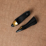 Orlane™ Pointed Flat with Gold Hardware