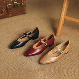 Maevine™ Square Toe Low Heel Pumps