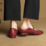 Granelle™ Punching T-Strap Shoes