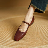 Islenne™ Buckle Strap Flat Shoes