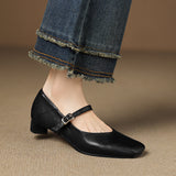 Sennia™ Square Toe Mary Jane Pumps