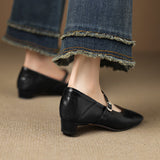 Sennia™ Square Toe Mary Jane Pumps