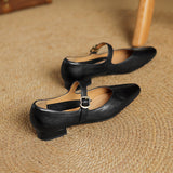 Maevine™ Square Toe Low Heel Pumps