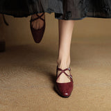 Eclarine™ Cross Strap Wedge Shoes