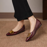 Orlane™ Pointed Flat with Gold Hardware