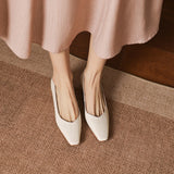 Milvane™ Square Toe Flat Shoes
