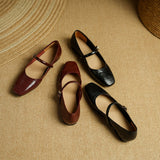 Islenne™ Buckle Strap Flat Shoes