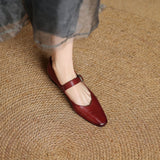 Maevine™ Square Toe Low Heel Pumps