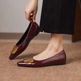 Orlane™ Pointed Flat with Gold Hardware