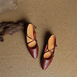 Eclarine™ Cross Strap Wedge Shoes