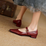 Maevine™ Square Toe Low Heel Pumps