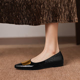 Orlane™ Pointed Flat with Gold Hardware