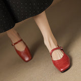 Sennia™ Square Toe Mary Jane Pumps